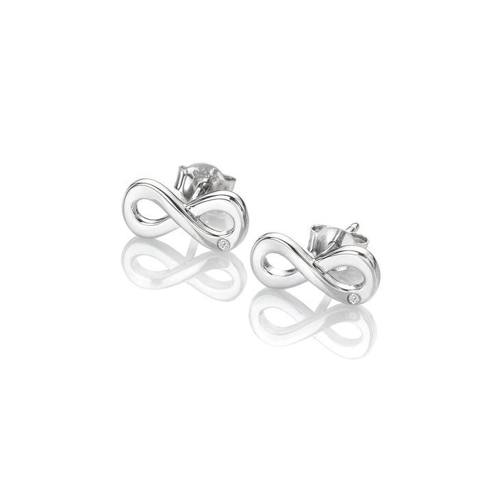 Hot Diamonds Silver Amulets Infinity Earrings