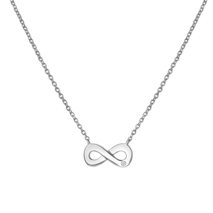 Hot Diamonds Silver Amulets Infinity Necklace