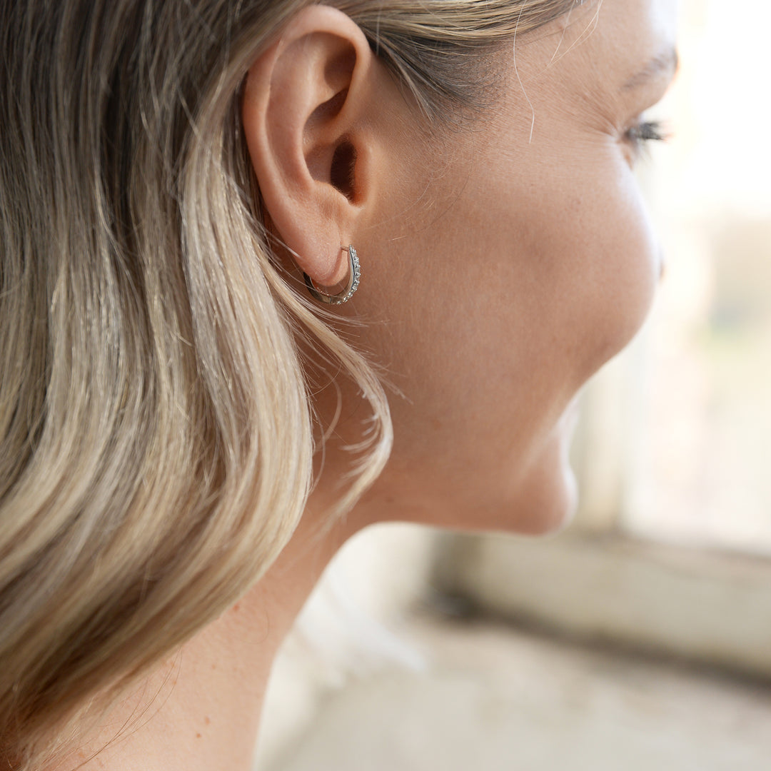 Hot Diamonds Silver Constant Loop Earrings