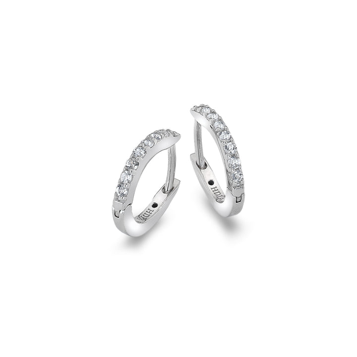 Hot Diamonds Silver Constant Loop Earrings