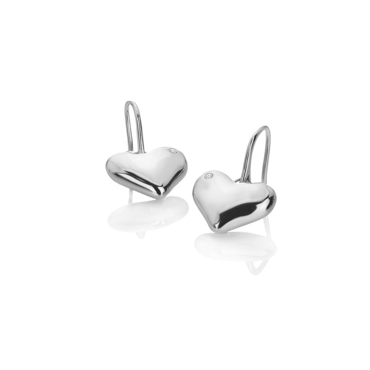 Hot Diamonds Silver Desire Heart Earrings