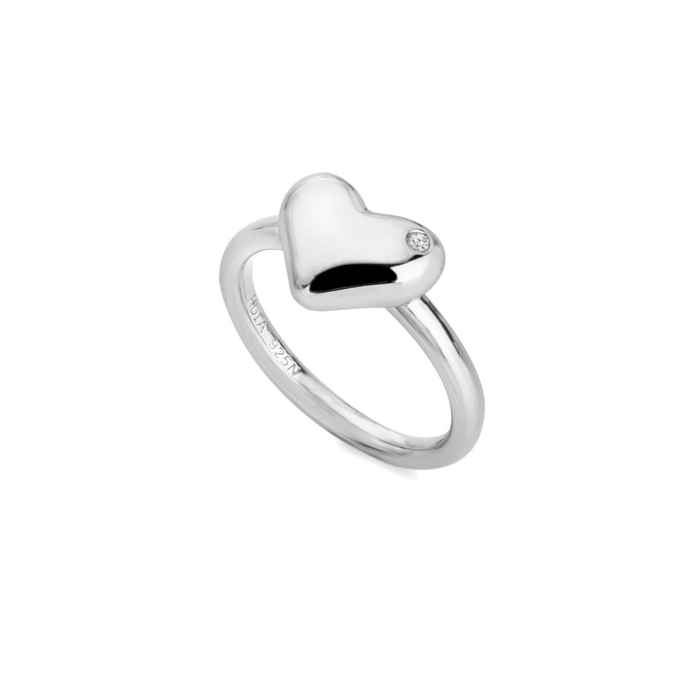 Hot Diamonds Silver Desire Heart Ring