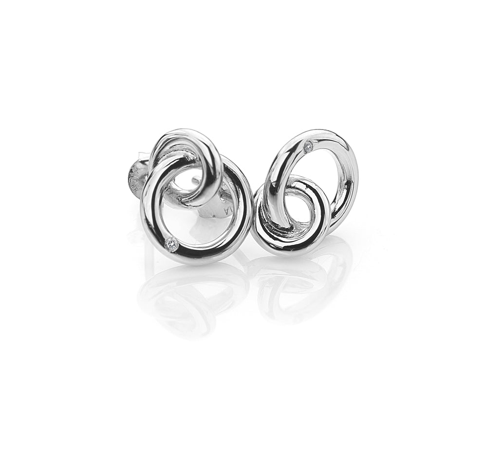 Hot Diamonds Silver Eternal Earrings