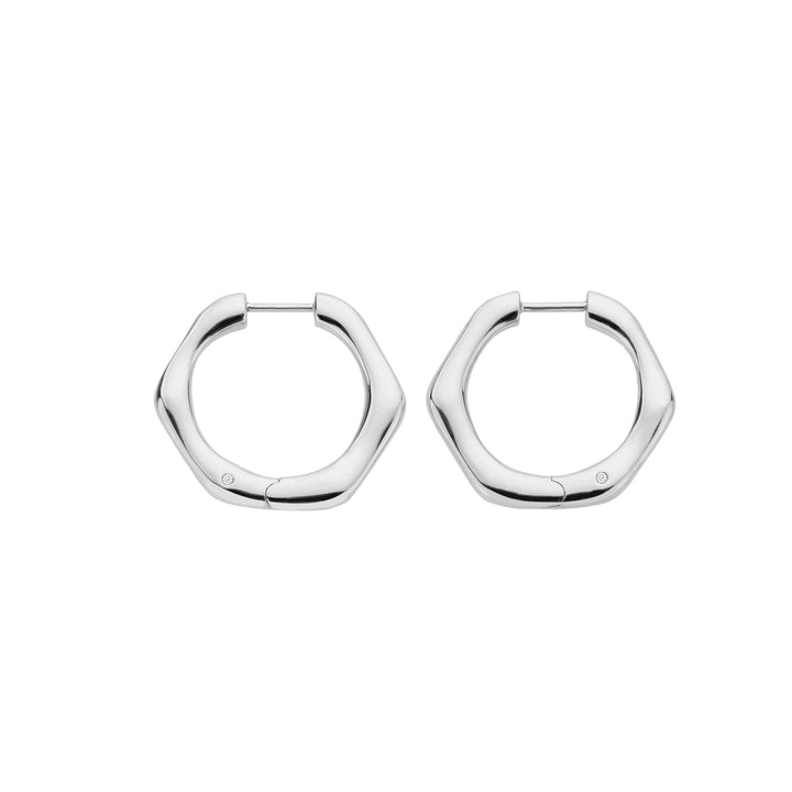 Hot Diamonds Silver Fluid Earrings