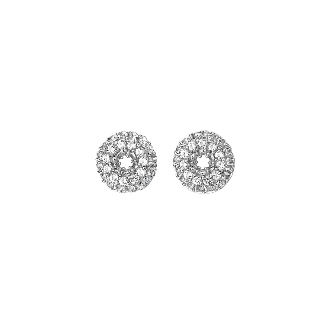 Hot Diamonds Silver Forever White Topaz Earrings