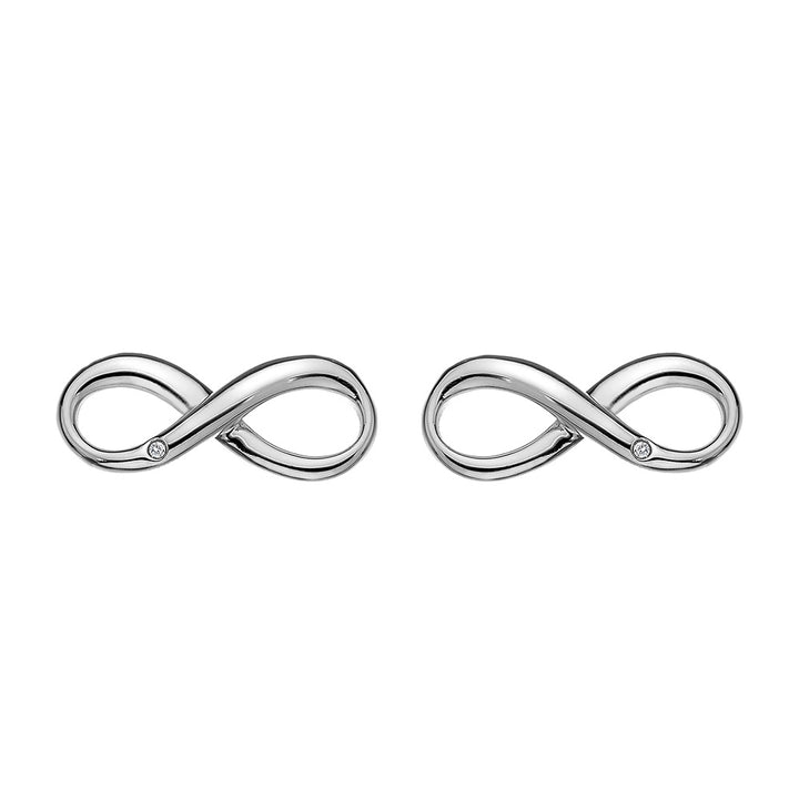 Hot Diamonds Silver Fresh Infinity Earrings