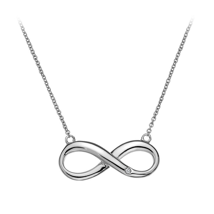 Hot Diamonds Silver Fresh Infinity Necklace