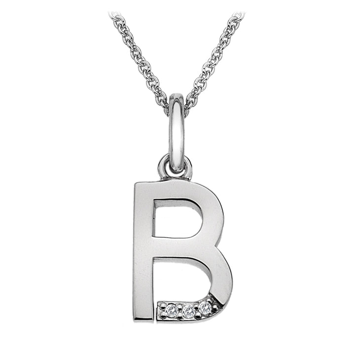 Hot Diamonds Silver Initials A-Z Necklaces