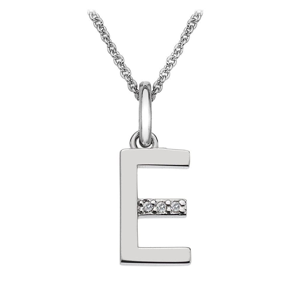 Hot Diamonds Silver Initials A-Z Necklaces