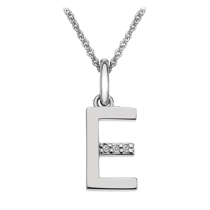 Hot Diamonds Silver Initials A-Z Necklaces