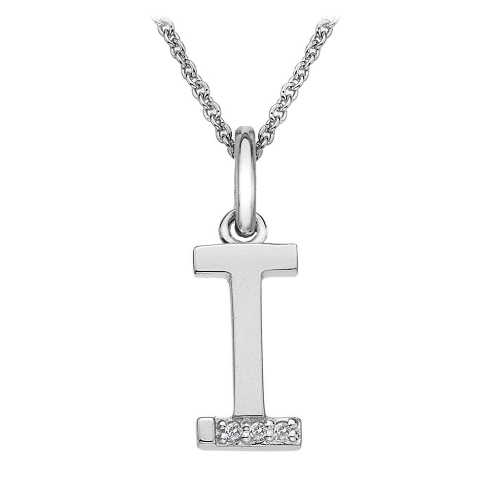 Hot Diamonds Silver Initials A-Z Necklaces