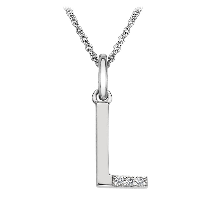 Hot Diamonds Silver Initials A-Z Necklaces