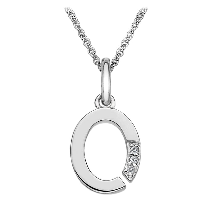 Hot Diamonds Silver Initials A-Z Necklaces