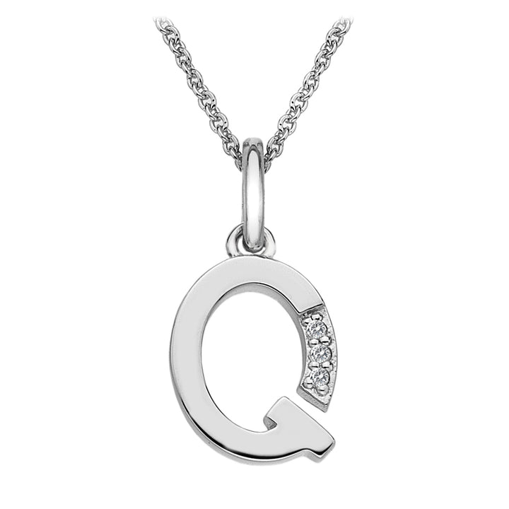 Hot Diamonds Silver Initials A-Z Necklaces