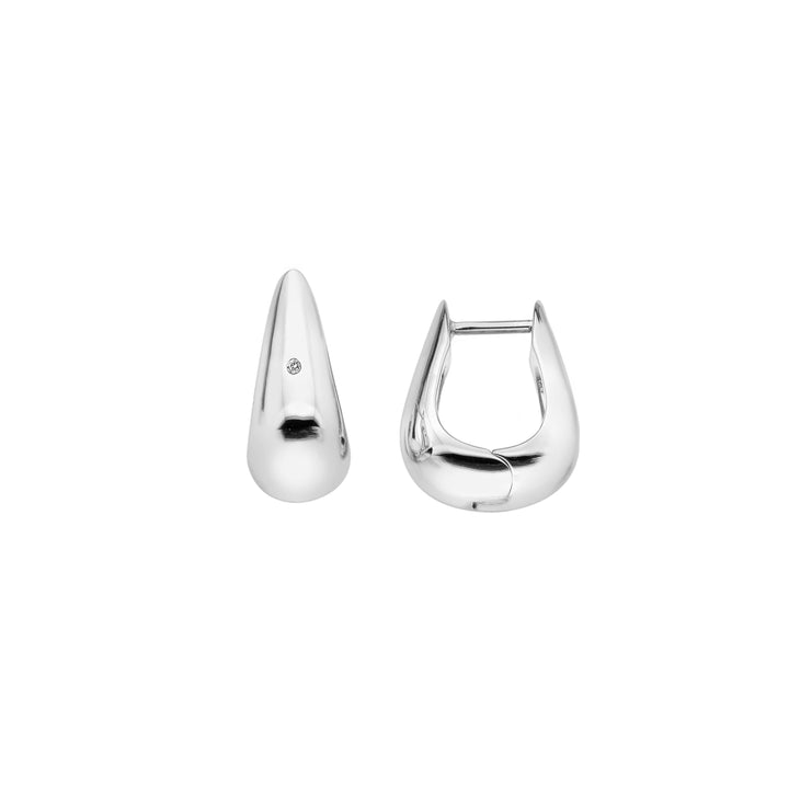 Hot Diamonds Silver Soul Huggie Earrings