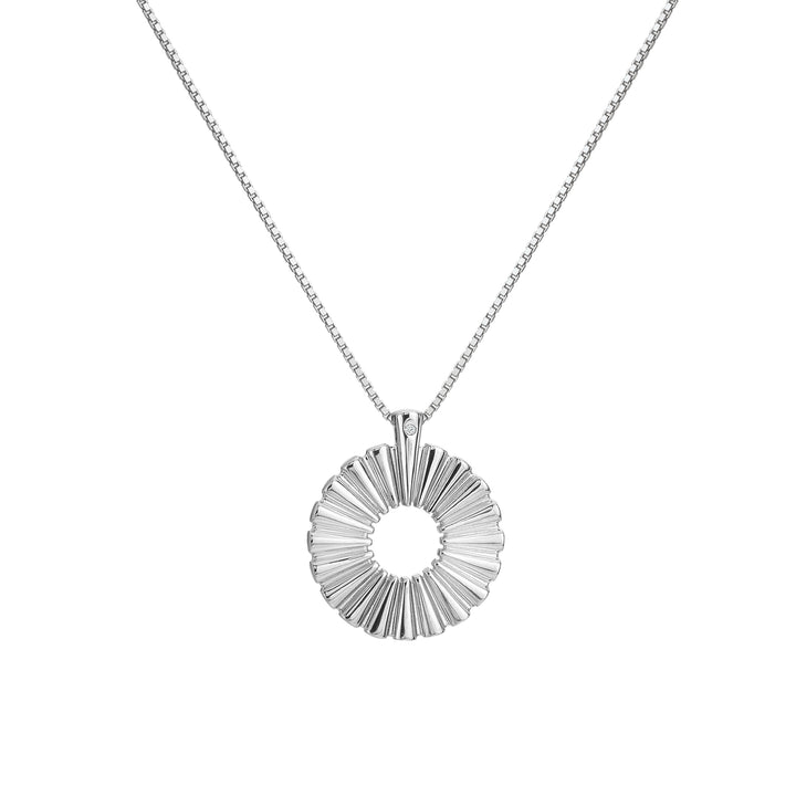 Hot Diamonds Silver Sunbeam Pendant Necklace