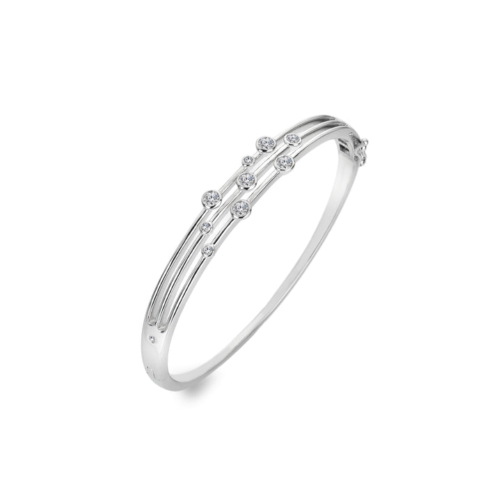 Hot Diamonds Silver Tender Statement Bangle