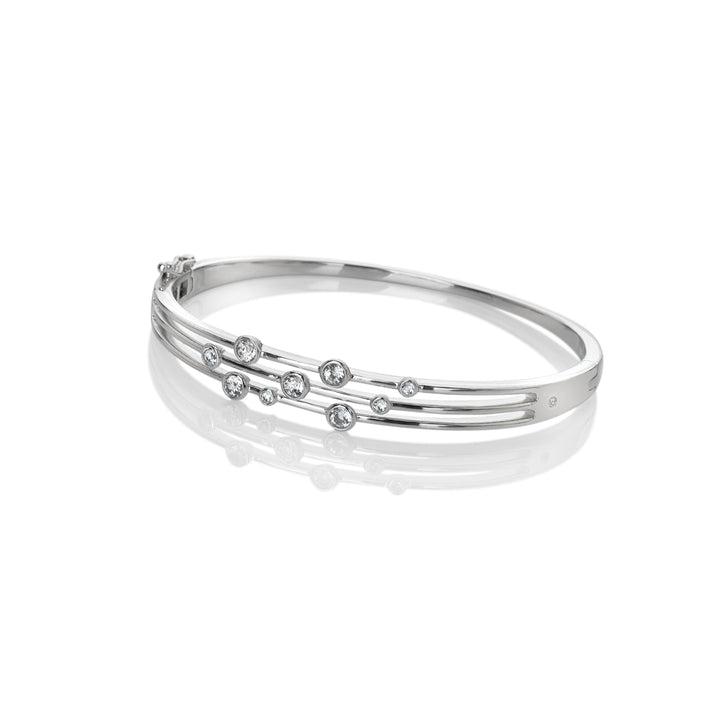 Hot Diamonds Silver Tender Statement Bangle