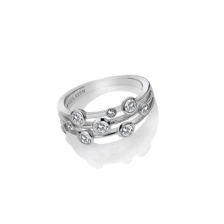 Hot Diamonds Silver Tender Statement Ring