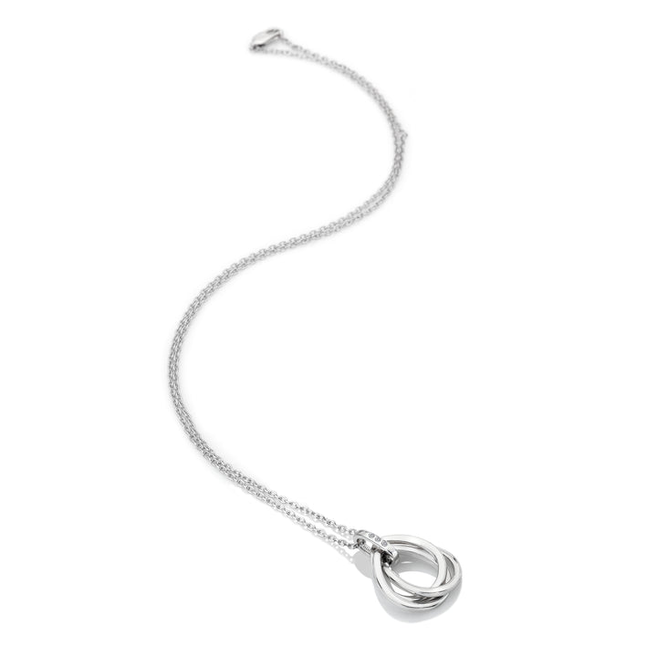 Hot Diamonds Silver Trio Teardrop Pendant Necklace