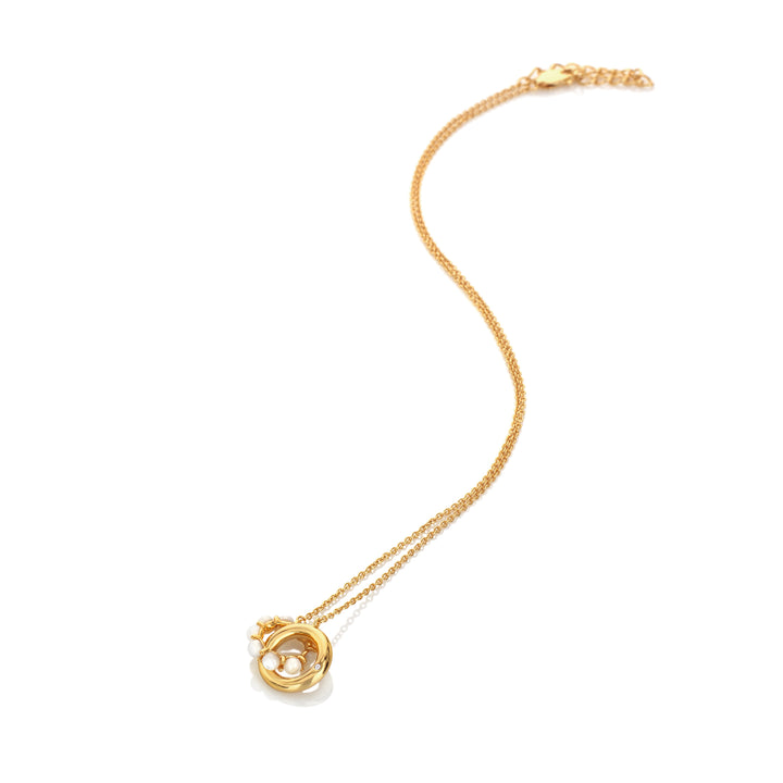 Hot Diamonds X Jac Jossa Gold Calm Mother of Pearl Necklace