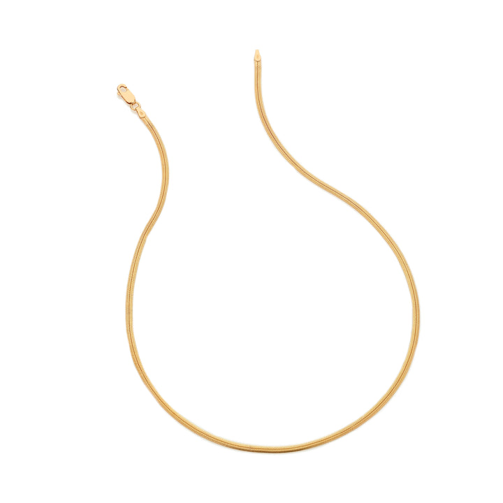 Hot Diamonds X Jac Jossa Gold Embrace Oval Snake Chain 40-45cm