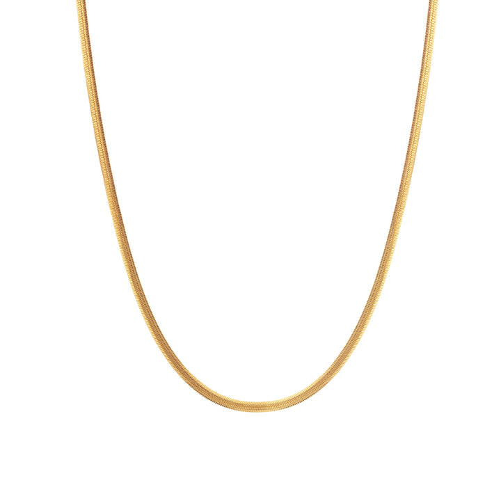 Hot Diamonds X Jac Jossa Gold Embrace Oval Snake Chain 40-45cm