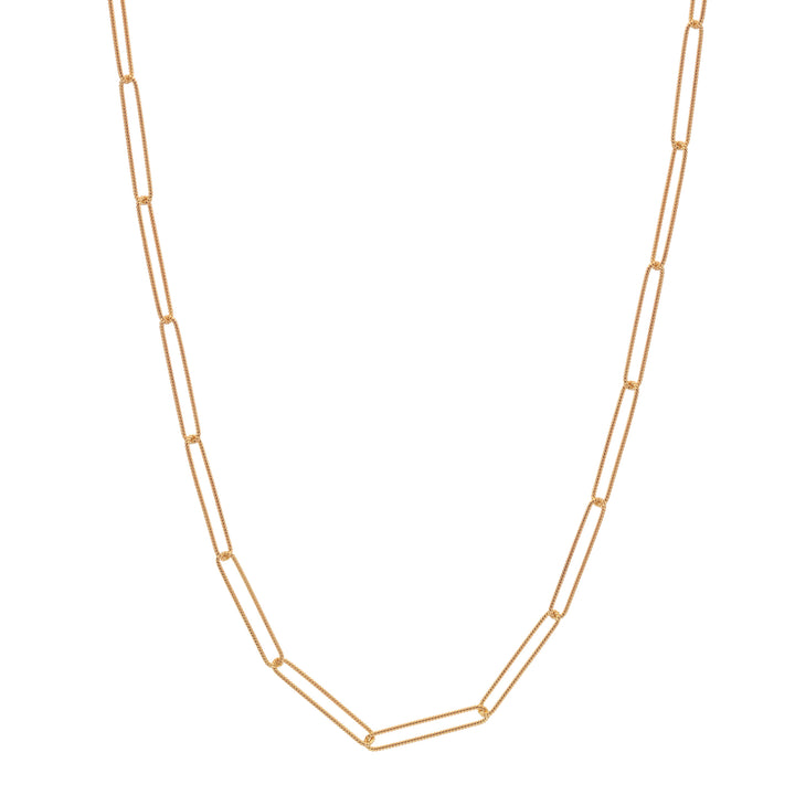 Hot Diamonds X Jac Jossa Gold Embrace Twisted Wired Chain 50cm