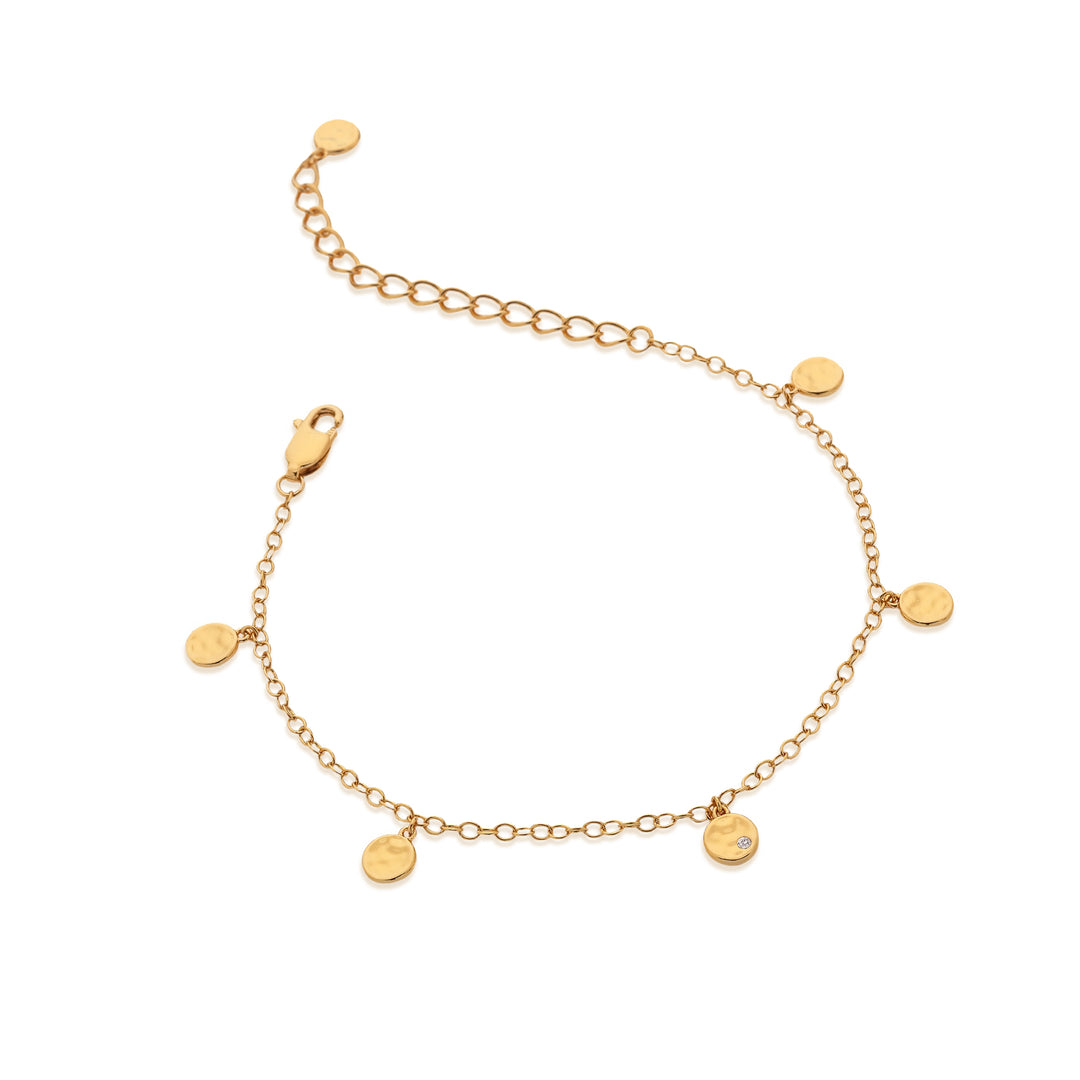 Hot Diamonds X Jac Jossa Gold Lunar Bracelet