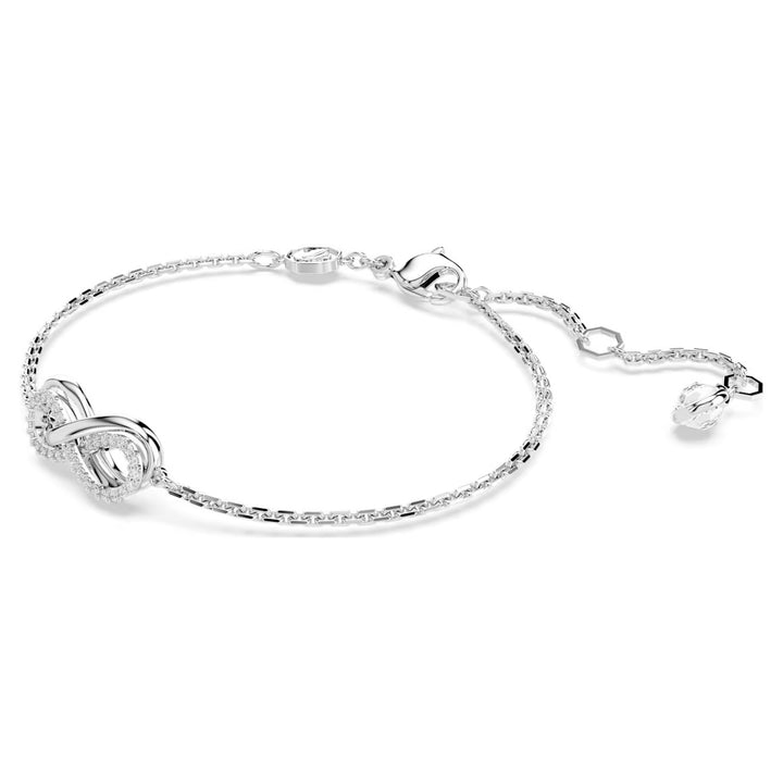 Swarovski Silver Hyperbola Infinity Intertwined Bracelet