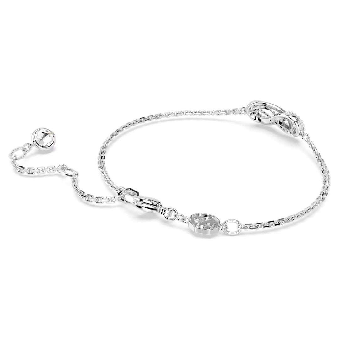 Swarovski Silver Hyperbola Infinity Intertwined Bracelet