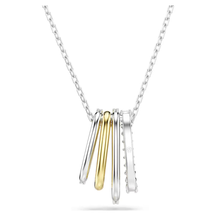 Swarovski Silver and Gold Hyperbola Necklace