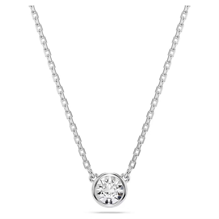 Swarovski Silver Imber Round Cut Crystal Necklace