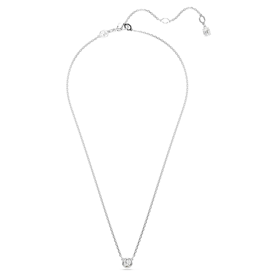 Swarovski Silver Imber Round Cut Crystal Necklace