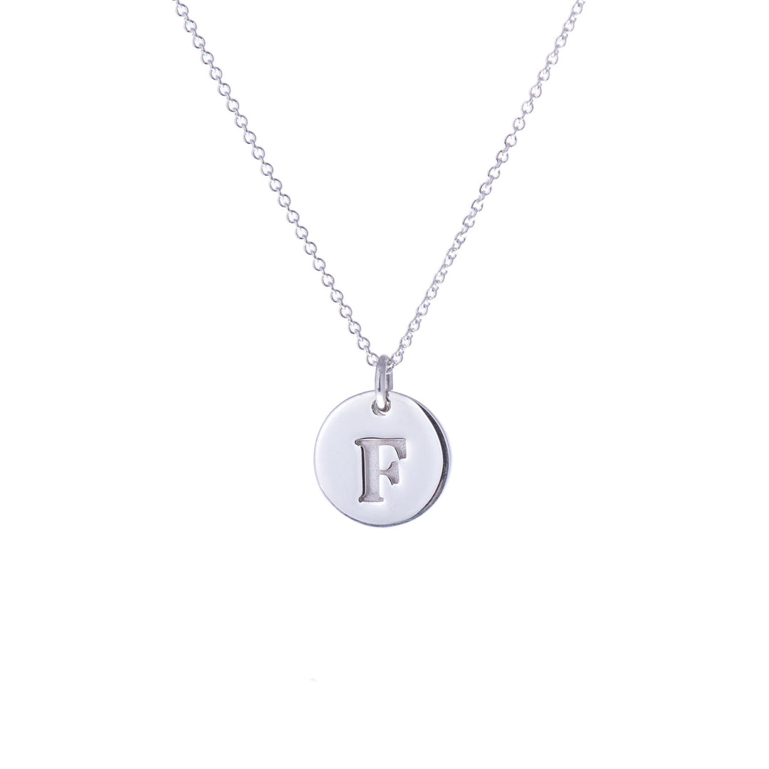 ol&co Silver Initials A-Z Necklaces