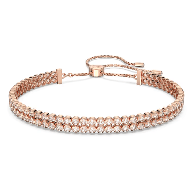 Swarovski Rose Gold Matrix Tennis bracelet