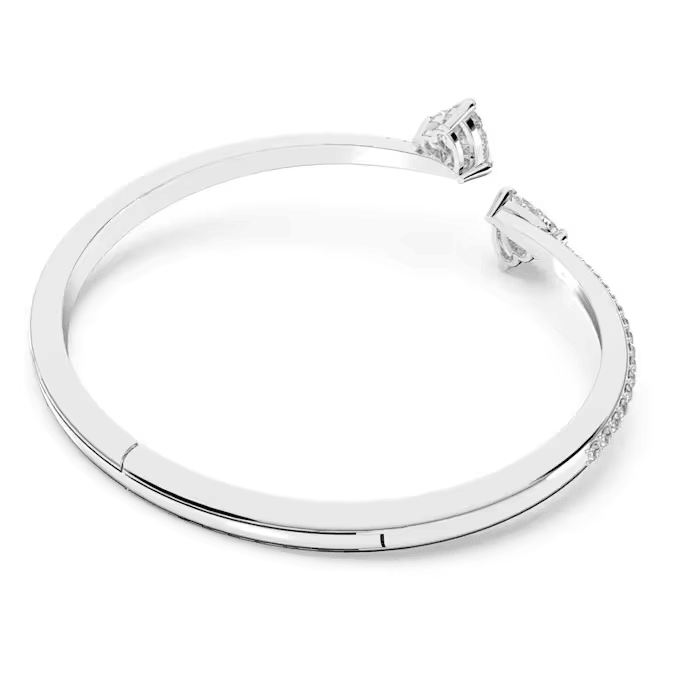 Swarovski Silver Mesmera Heart Bangle