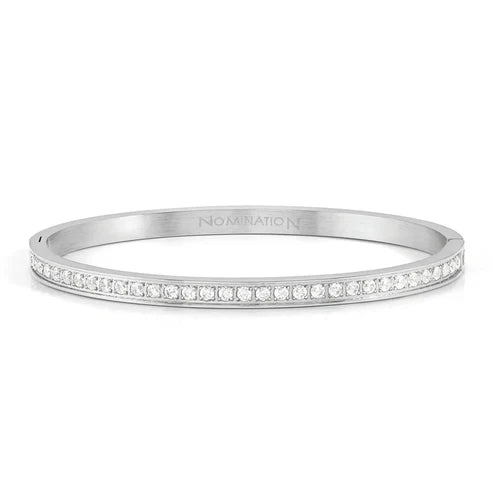 Nomination Silver Pretty White CZ Bangle