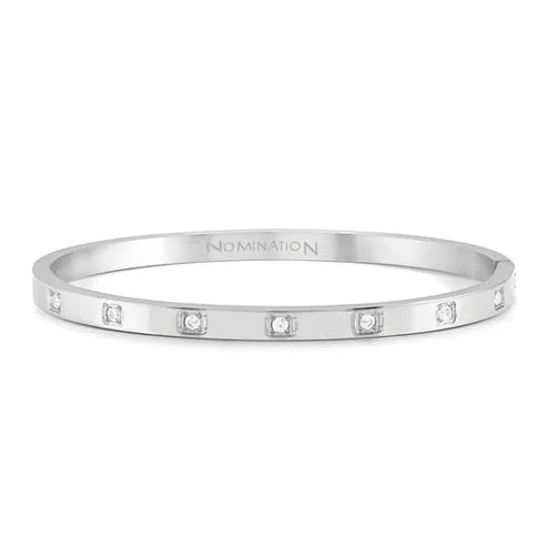 Nomination Silver Pretty Rigid CZ Bangle