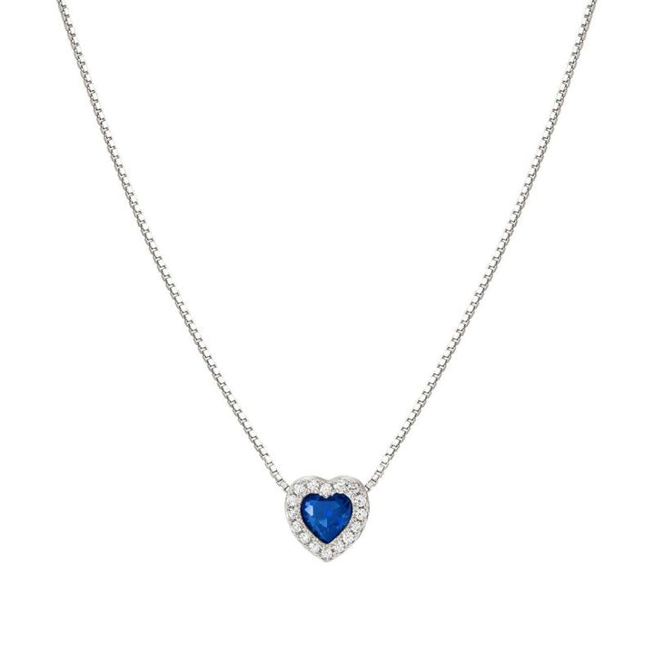 Nomination Silver All my Love Blue Heart Necklace