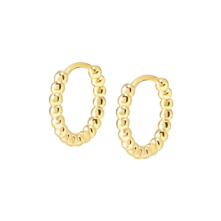 Nomination Gold Lovecloud Circle Hoop Earrings