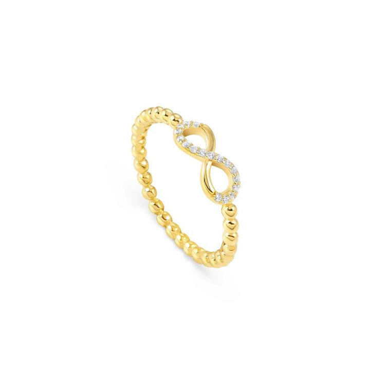 Nomination Gold Lovecloud Cubic Zirconia Infinity Ring