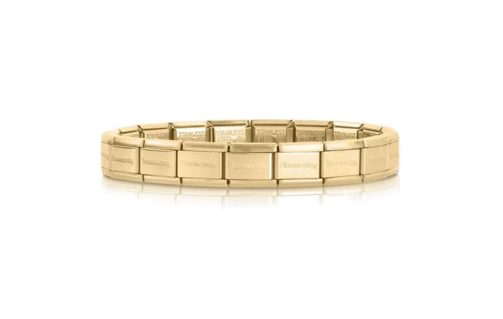 Nomination Classic Plain Matt Gold Plated Starter Bracelet