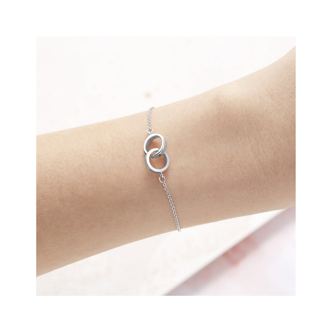 Olivia Burton Silver Classic Interlink Bracelet