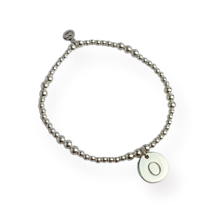 ol&co Silver Initials A-Z Bracelet