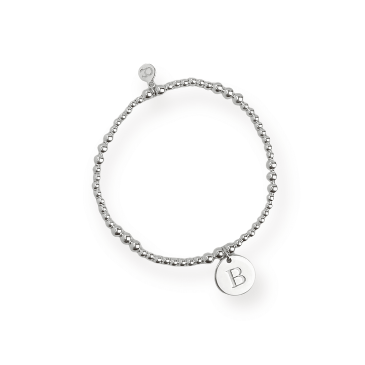 ol&co Silver Initials A-Z Bracelet