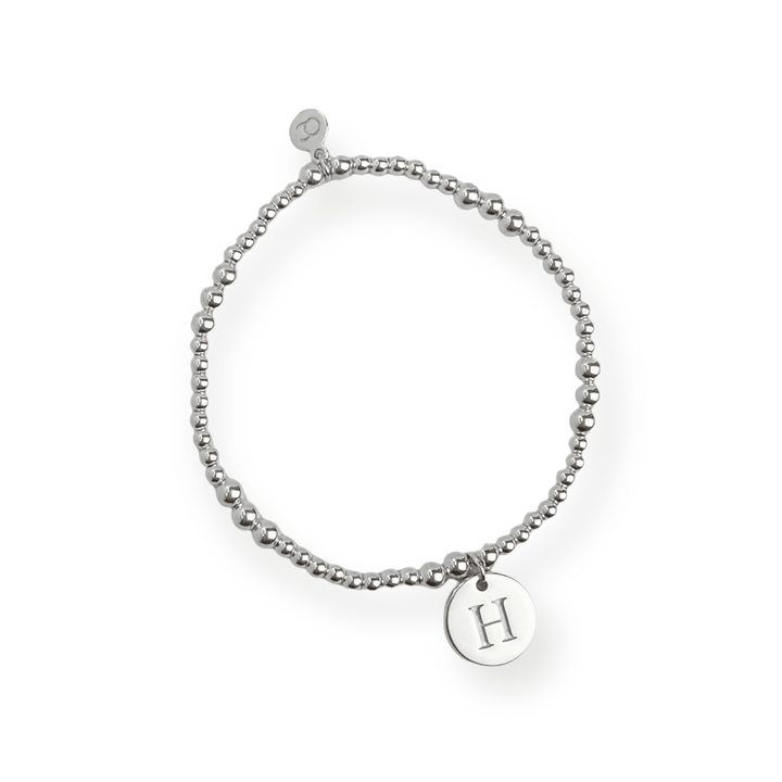 ol&co Silver Initials A-Z Bracelet