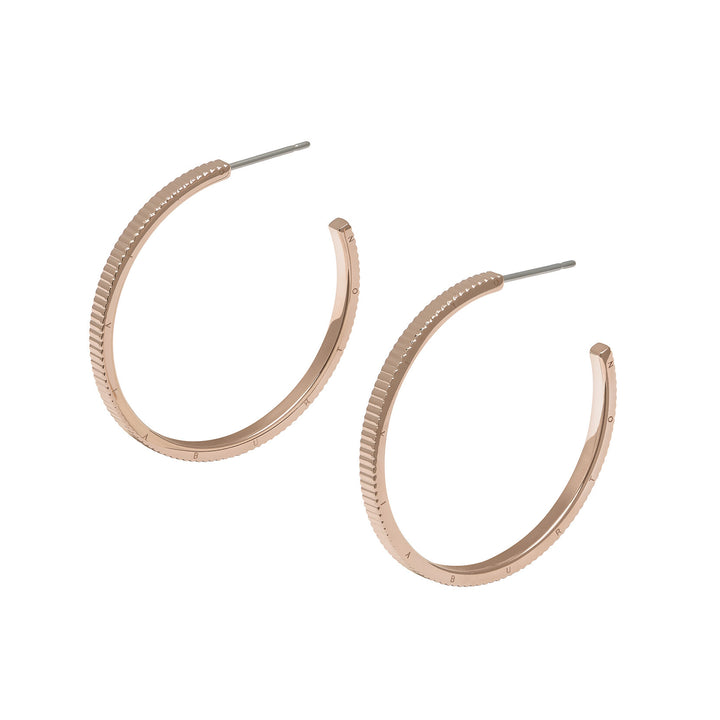 Olivia Burton Rose Gold Classic Linear Hoop Earring