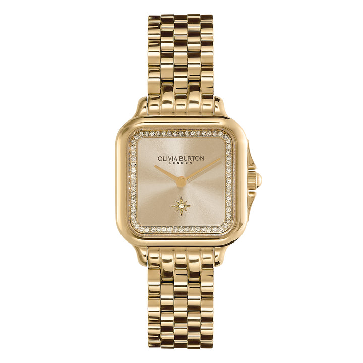 Olivia Burton Gold Grosvenor Square Dial Watch