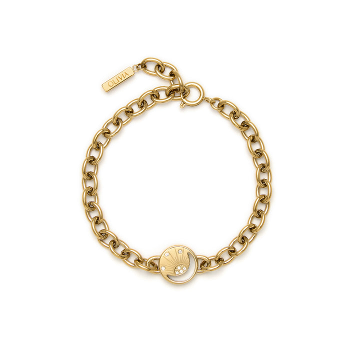 Olivia Burton Gold Celestial Sun Bracelet